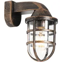 QAZQA Vintage vägglampa för utomhus antik guld IP54 - Joeri
