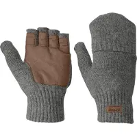 Outdoor Research Men'S Lost Coast Fingerless Mitts Pewter