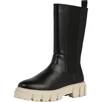 About You Chelsea boots kräm / svart