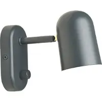 Northern Vägglampa , Buddy wall, dimbara, Svart, Vardagsrum, Metall, Skandinavisk