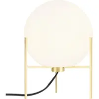 Nordlux Bordslampa Alton, Vitt / opal, Vardagsrum / matsal, Glas, Modern, Bordslampa