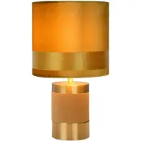 Lucide Bordslampa Extravaganza Frizzle, Mässing / guld, Vardagsrum / matsal, Metall, Bordslampa