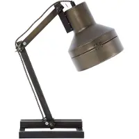 Brilliant Hardwork 99037/46 Skrivbordslampa LED E27 28 W Svart, Rostfritt stål