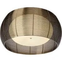 Brilliant Taklampa Relax, dimbar, Brun / mässing, Vardagsrum / matsal, Metall, Modern, Taklampa