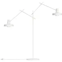 Grupa Products Golvlampa , Arigato, Vit, Arbetsrum / hemkontor, Metall