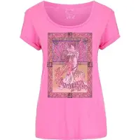 Ginza.se Janis Joplin: Ladies T-Shirt/Avalon Ballroom '67 (Pink) (Soft Hand Inks) (Small)