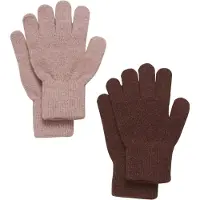 CeLaVi Handskar - Ull/Polyester - 2-pack - Fudge Glitter - - 7-12 år (122-152) - Handskar