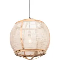 QAZQA Orientalisk pendellampa brun 50 cm - Pascal