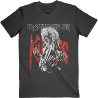 Ginza.se Iron Maiden: Unisex T-Shirt/Killers Eddie Large Graphic Distress (Black) (X-Large)