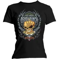 Ginza.se Five Finger Death Punch: Ladies T-Shirt/Trouble (Black) (Medium)