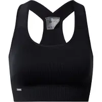 Aim'n Women's High Support Ribbed Bra Black