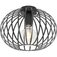 QAZQA Smart taklampa svart 30 cm inkl. Wifi G95 - Johanna