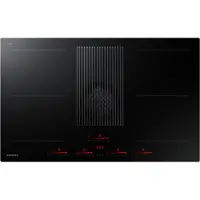 Samsung NZ84T9747VK - Induktionshäll - 4 kokplattor - Fördjupning - bredd: 80.7 cm - djup: 49.2 cm - Klass A+ - svart med nedåtgående avgasutsläpp ...