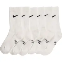 Nike Strumpor - Dämpad - Dri-Fit - 6-pack - Vit - - 27/35 - Strumpor