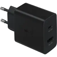 Samsung 35W PD StrömadapterDuo (USB-C, USB-A) Väggladdare bulk -Svart