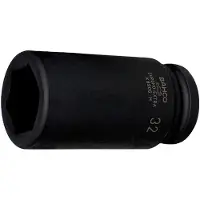 Bahco Long Series 3/4´´-15/16´´ Hexagonal Profile And Phosphate Finish Krafthylsa