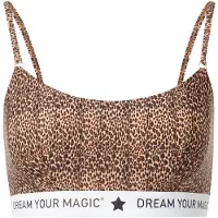 Magic bodyfashion Behå 'Dream Your MAGIC' brun / ljusbrun / svart / vit