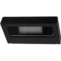 Heitronic LED utomhus vägglampa Cordoba, Svart, Aluminium / grå / zink, Modern, LED-vägglampa utomhus