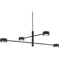 Nordlux Taklampa , Clyde, dimbara, Svart, Kök, Metall, Modern