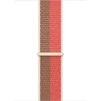 Apple - Slinga för smart klocka - 145 - 220 mm - pink pomelo, tan - för Watch Hermès Series 9, SE 3, Series 10, Series 11, Series 8, Series 9, Ultra 2, Ultra 3
