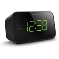 Philips Philips: Digital FM-klockradio Stora siffror Två alarm