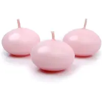 Party Deco Flytande ljus frostad rosa 4 cm 50 st.