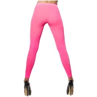 Smiffys Leggings Neon Rosa - One size