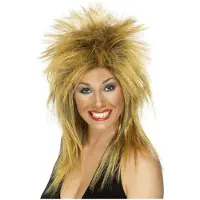 Smiffys Tina Turner Peruk - One size