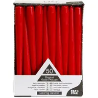 Papstar Antikljus Röda - 50-pack