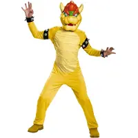 Morphsuits Bowser Deluxe Barn Maskeraddräkt - Large