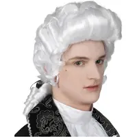 Boland Traciks Boland 86349, Maskeradperuk, Vuxen, Hankoppling, Polyester, Vit, 333 g