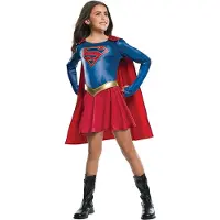 Rubies Maskeradkläder - Supergirl - - 5-7 år (110-122) - Maskeradkläder