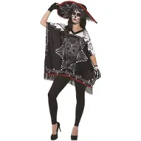 Smiffys Day of the Dead Bandit Maskeraddräkt - One size