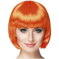 Generique Boland 85893, Maskeradperuk, Vuxen, Honkoppling, Polyester, Orange, 212 g