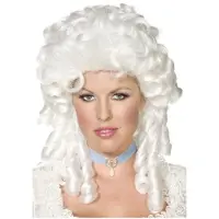 Smiffy'S Barock Vit Peruk - One size