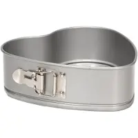 Patisse hjärtform 20 cm stål silver
