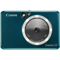 Canon Zoemini S2 - Digitalkamera - kompakt med omedelbar fotoskrivare - 8.0 MP - Bluetooth, NFC - blågrön