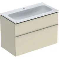 Geberit Möbelset iCon smal 2 lådor 90x63 sandgrå