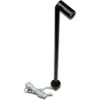 Hera Spotlight LED mono spot 3 W, svart, 4 000 K Mono, dimbar, Svart, Aluminium / grå / zink, LED-taklampa
