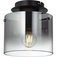 Brilliant Taklampa Beth, dimbar, Aluminium / grå / zink, Vardagsrum / matsal, Glas, Modern, Taklampa