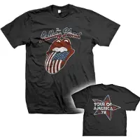 Ginza.se The Rolling Stones: Unisex T-Shirt/Tour of America 78 (Black) (Back Print) (X-Large)