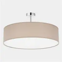 TK Lighting Taklampa Rondo , dimbar, Creme / bärnsten, Sovrum, Textil / tyger / siden, Modern, Taklampa