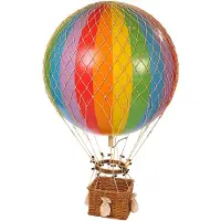 Authentic Models Jules Verne luftballong regnbåge