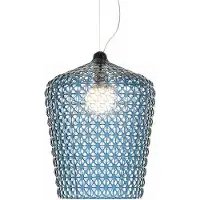 Kartell Taklampa , Kabuki, Blå, Vardagsrum, Plast, Design