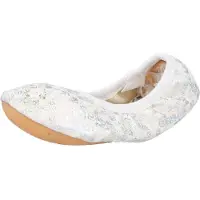Beck Innesko 'Glamour' champagne / silvergrå / off-white