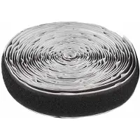 Creotime Kardborreband självhäftande svart 20 mm x 5 m