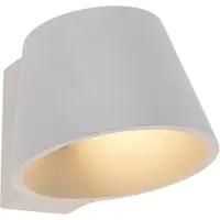QAZQA Industriell vägglampa betong - Cup