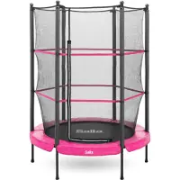 Salta 5426P, Upphöjd studsmatta, Rund, 35 kg, 3 År, Skyddsnät, Svart, Rosa