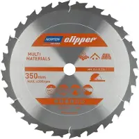 Norton såg-/skärskiva 350 mm x 30 mm x 24z för multimaterial demolition (3,5/2,5)