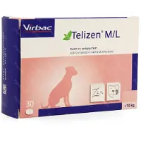 Virbac Telizen 100 mg M/L kosttillskott för hund